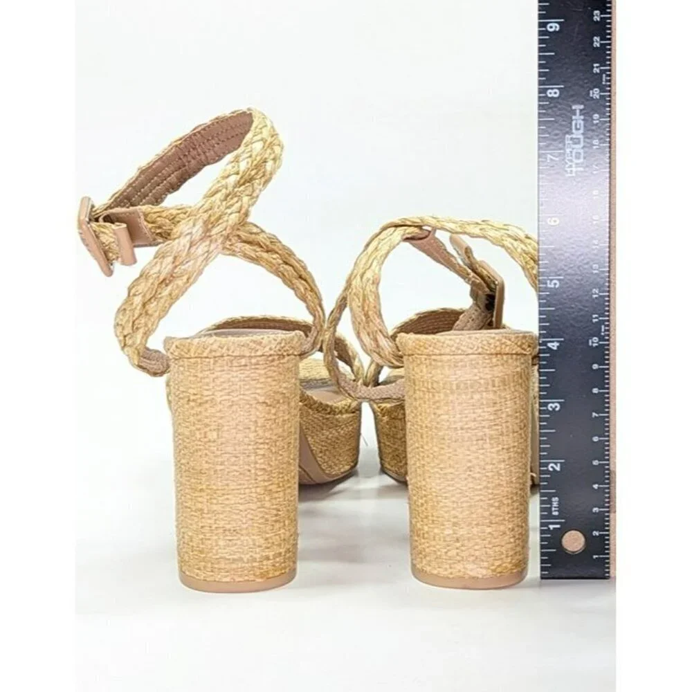 Chinese Laundry Truett Women's Ankle Wrap Platform Sandal Size 10 (MSRP $90)